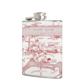 KARTE: MANHATTAN, c1935 Flachmann (Links)