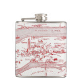 KARTE: MANHATTAN, c1935 Flachmann (Vorderseite)