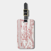 KARTE: MANHATTAN, c1935 Gepäckanhänger (Vorderseite vertikal)