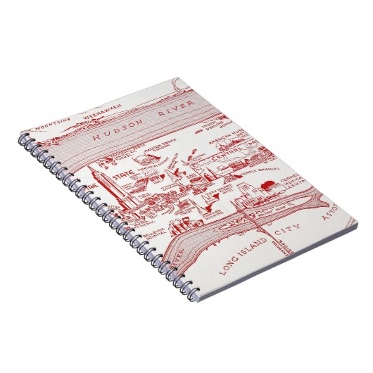 KARTE: MANHATTAN, c1935 Notizblock (Rechte Seite)