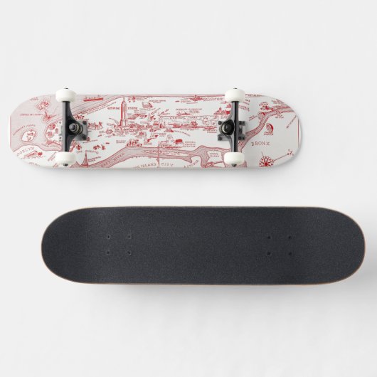 KARTE: MANHATTAN, c1935 Skateboard (Horizontal)