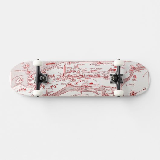 KARTE: MANHATTAN, c1935 Skateboard (Horizontal)