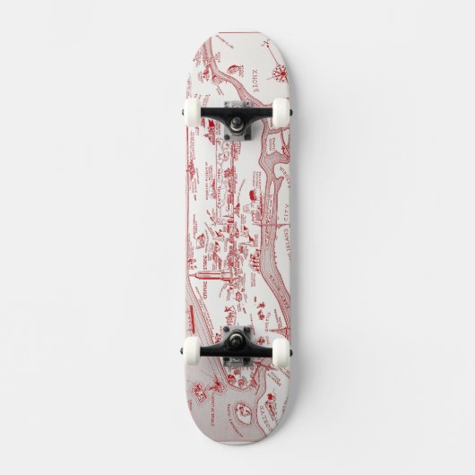 KARTE: MANHATTAN, c1935 Skateboard (Vorderseite)