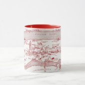 KARTE: MANHATTAN, c1935 Tasse (Zentrum)