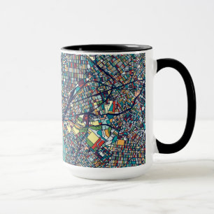 Karte Manhattans New York Tasse