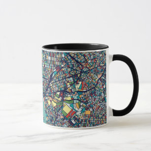 Karte Manhattans New York Tasse
