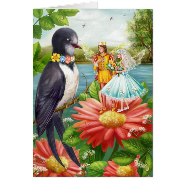 Karte "Märchen von Thumbelina" (Vorne)