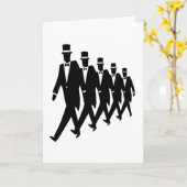 Karte: März der Tuxes Karte (Gelbe Blume)