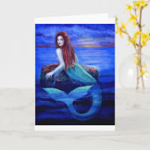 Karte "Mermaid's Dinner" (Gelbe Blume)