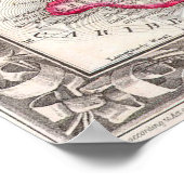 Karte Mexiko, Mittelamerika und Karibik (1860) Poster (Ecke)