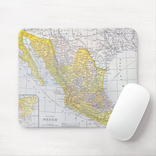 KARTE: MEXIKO MOUSEPAD (Mit Mouse)
