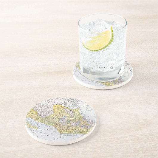 KARTE: MEXIKO SANDSTEIN UNTERSETZER (Seite)