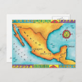 Karte Mexikos (Vorne/Hinten)