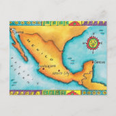 Karte Mexikos (Vorderseite)