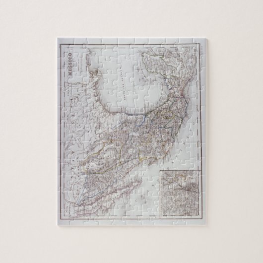 Karte Mexikos 2 Puzzle (Vertikal)