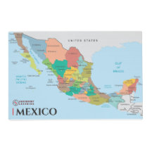 Karte Mexikos