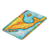 Karte Mexikos Magnet (Linke Seite)