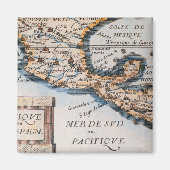 Karte Mexikos oder NeuSpaniens | 1625 Magnet (Vorne)