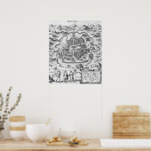 Karte Mexikos Poster (Küche)