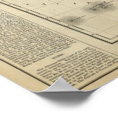 Karte Mexikos Poster (Ecke)