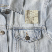 Karte Mexikos und der Nachbarländer Button (Beispiel)