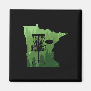 Karte Minnesota Disc Golf Spieler Frisbees Disc Go Magnet