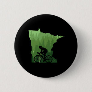Karte Minnesota Mountainbike-Fahrer Mtb Radfahren Button