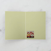 Karte mit 3 Mädchen (Innenseite)