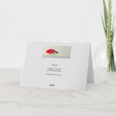 Karte mit Aquarell von Riesenladybug! (Rückseite)