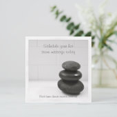 Karte mit Balancestones (Stehend Vorderseite)