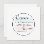 Karte mit Bibelverse (Vorne/Hinten)