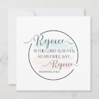 Karte mit Bibelverse