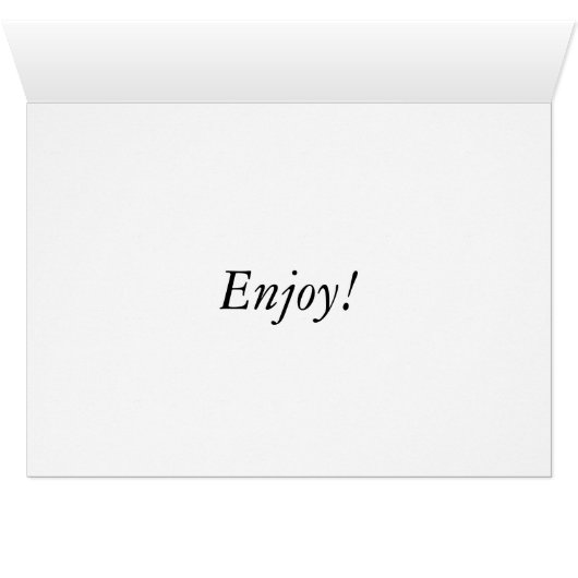 Karte mit Blume (Innenansicht Horizontal (Unten))