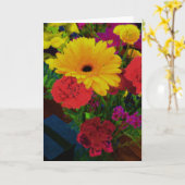 Karte mit Blume (Gelbe Blume)