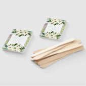 Karte mit Blume Thema Hochzeit oder Party Fächer (Non-assembled)