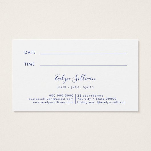 Karte mit Chinoiserie (Rückseite)