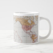 Karte mit den Sprachen der Welt Jumbo-Tasse (Rechts)