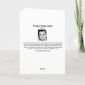 Karte mit drei weisen Männern (Rückseite)