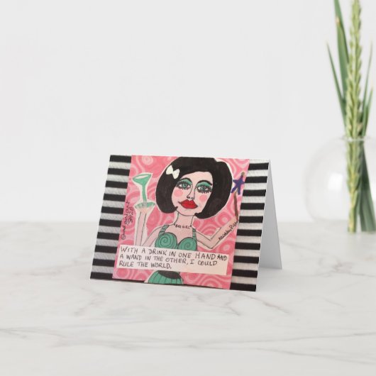 KARTE MIT EINMALIGER GETRÄNKE (Vorderseite)