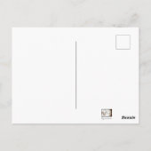 Karte mit Friedenstaube und christlichen Symbolen (Rückseite)