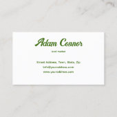 Karte mit frischem Obst für lokale Ernährungsbars (Rückseite)