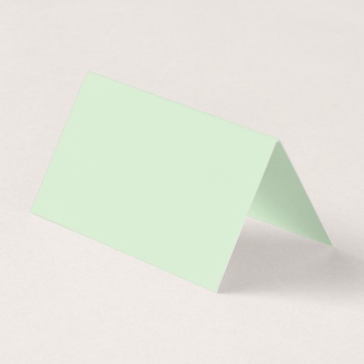 Karte mit grünen Tischnummern mit Blumenmuster (Rückseite)