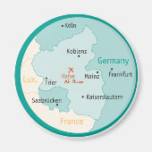 Karte mit Hahn AB Magnet (Vorne)