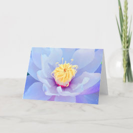 Karte mit Lavendel-Blume