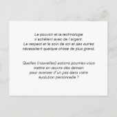 Karte mit Reiselektionen: "Evolution eines Volkes" (Rückseite)