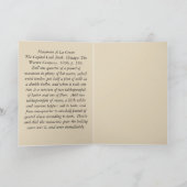 Karte mit Rezept (Innenseite)