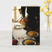 Karte mit Rezept (Gelbe Blume)