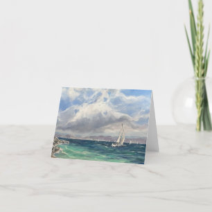 Karte mit Sailboat