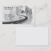 Karte mit Weltkugel für den internationalen Verkeh (Vorne/Hinten)