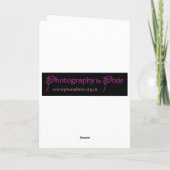 Karte mit Zitat - Niedlicher Lemur Stripey Schwanz (Rückseite)